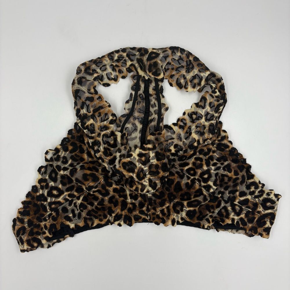 PINK Victoria's Secret Leopard Lined Lace Bralette